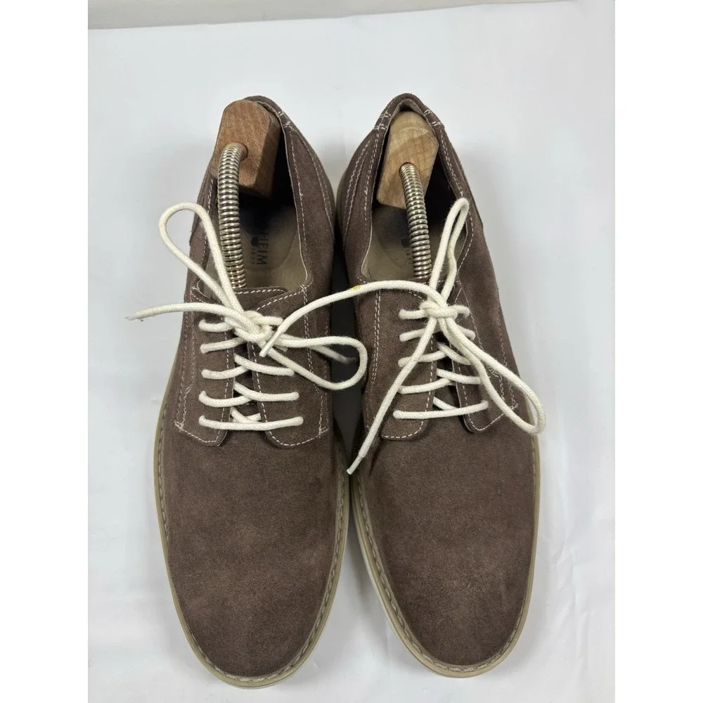 Florsheim Mens 11 M Highland Plan Toe‎ Brown Suede Casual Comfort Shoes Oxfords - Picture 3 of 12